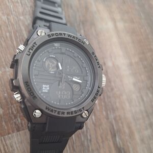 Black Digital Sport Watch